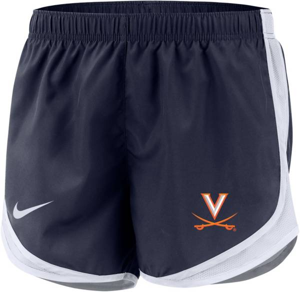 Nike Women's Virginia Cavaliers Blue Dri-FIT Tempo Shorts product image