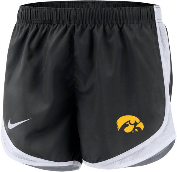 Nike Women's Iowa Hawkeyes Black DriFIT Tempo Shorts Dick's Sporting