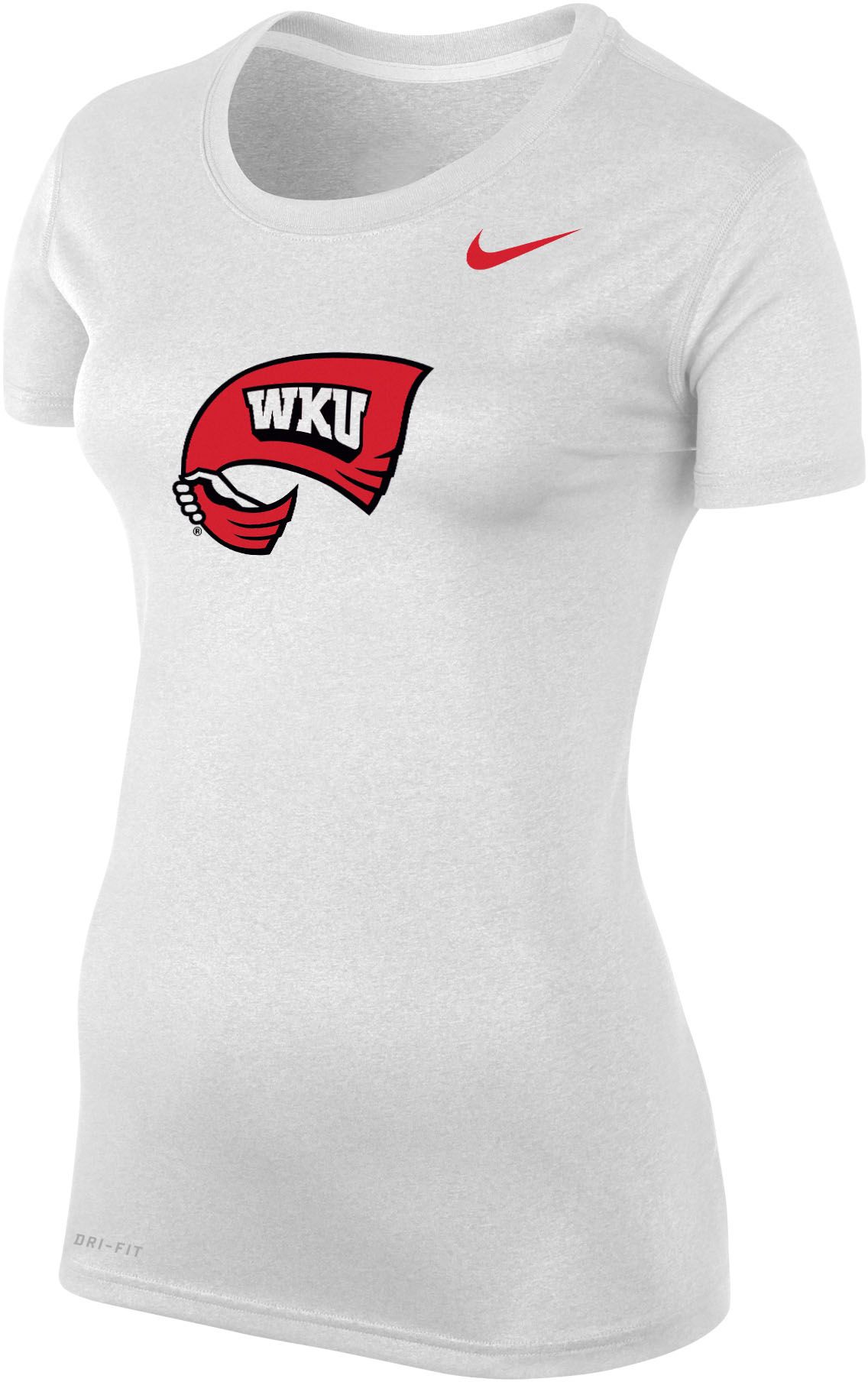 Nike Women's Western Kentucky Hilltoppers White Logo Dri-FIT Legend T-Shirt