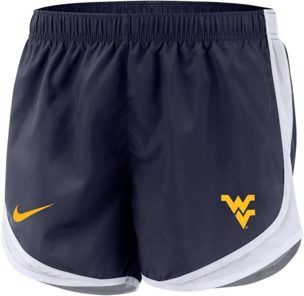 Nike Women's West Virginia Mountaineers Blue Dri-FIT Tempo Shorts product image