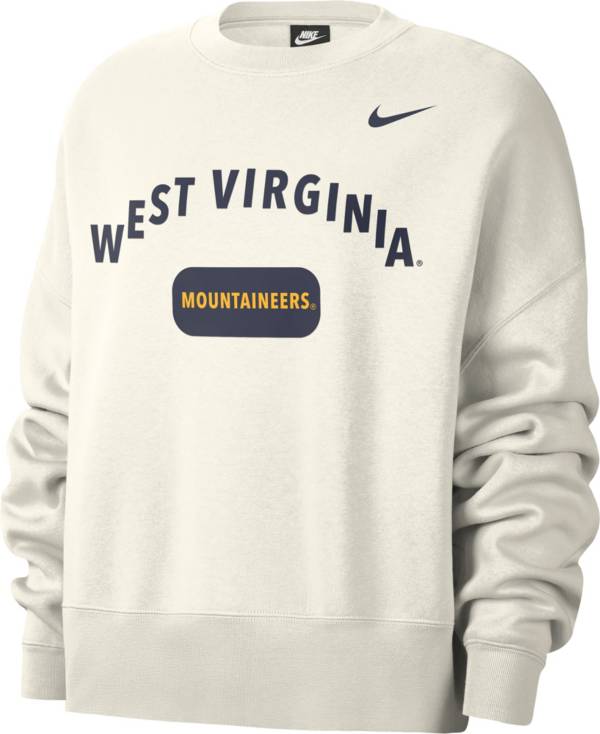Nike Women's West Virginia Mountaineers Crew Neck White Sweatshirt product image