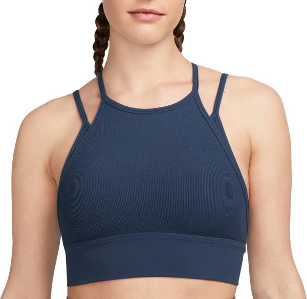 Nike Womens $40 Indy Icon Sky Dyed Strappy Sports Bra Size L