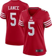 Nike Youth San Francisco 49ers Trey Lance #5 Red Game Jersey