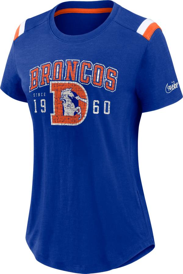 Nike Women's Denver Broncos Historic Athlete Royal T-Shirt product image