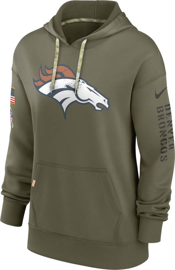 Nike Women's Denver Broncos Salute to Service Olive Therma-FIT Hoodie product image