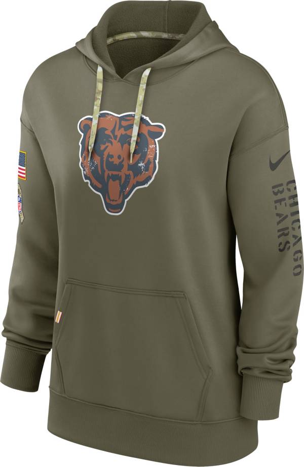 Nike Women's Chicago Bears Salute to Service Olive Therma-FIT Hoodie product image