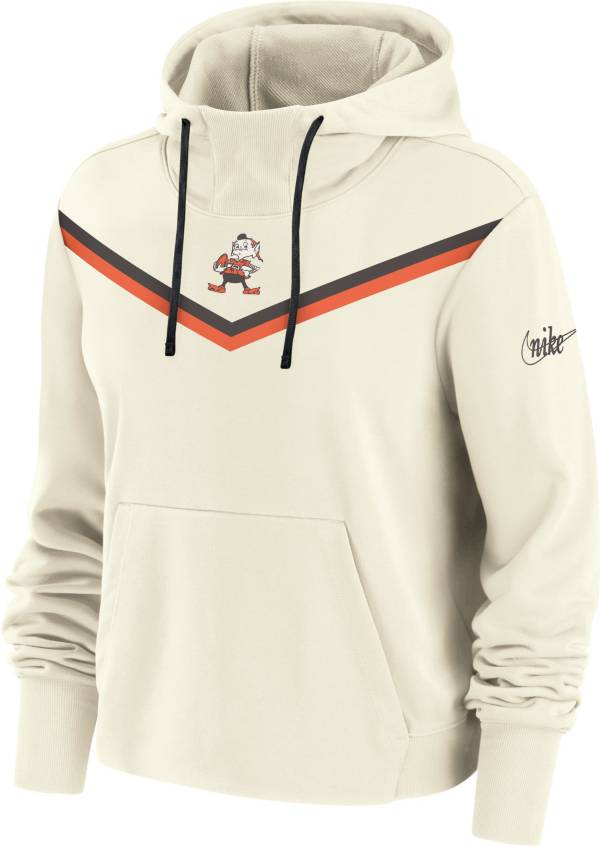 Nike Women's Cleveland Browns Historic White Pullover Hoodie product image
