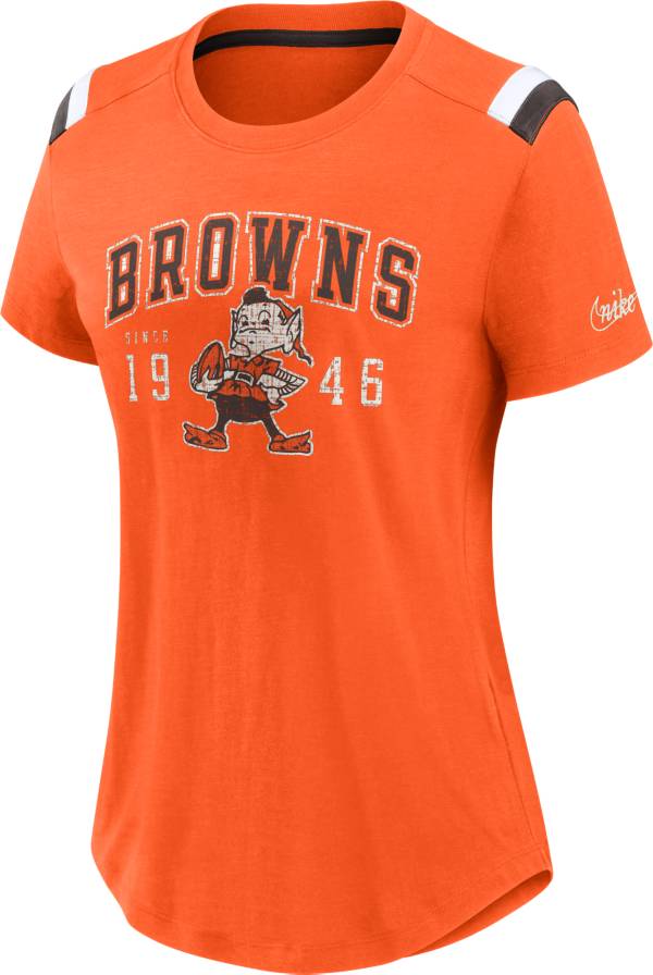 Nike Women's Cleveland Browns Historic Athlete Orange T-Shirt product image