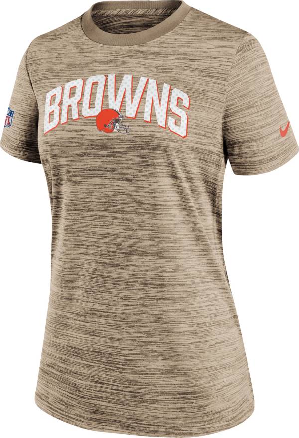 Nike Women's Cleveland Browns Sideline Velocity Brown T-Shirt product image