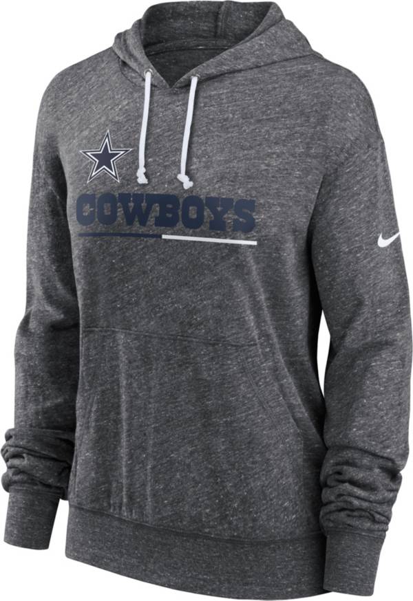 Nike Women's Dallas Cowboys Gym Vintage Grey Pullover Hoodie product image