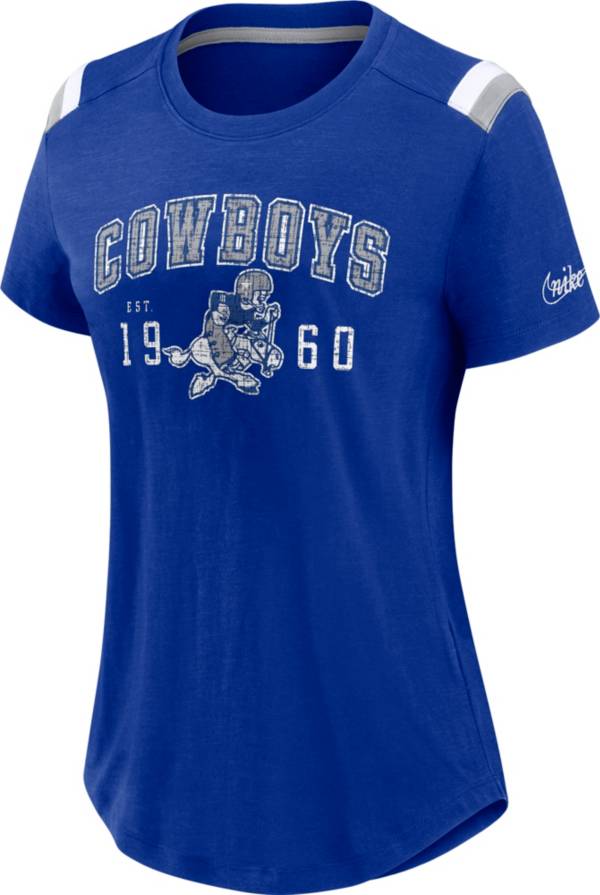 Nike Women's Dallas Cowboys Historic Athletic Royal T-Shirt