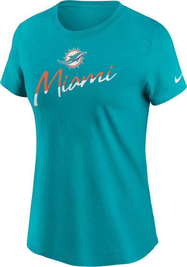 Nike Women's Miami Dolphins City Roll Green T-Shirt product image