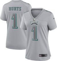 Men's Nike Jalen Hurts Midnight Green Philadelphia Eagles Super Bowl LVII  Patch Game Jersey