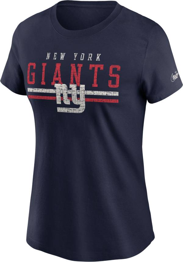 Nike Women's New York Giants Historic Team Name Navy T-Shirt product image
