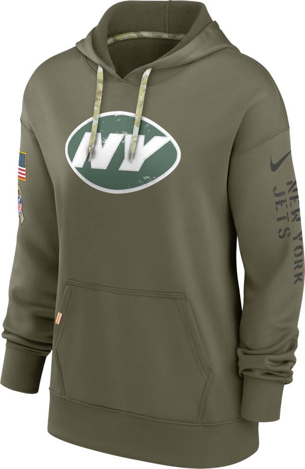 Nike Women's New York Jets Salute to Service Olive Therma-FIT Hoodie product image