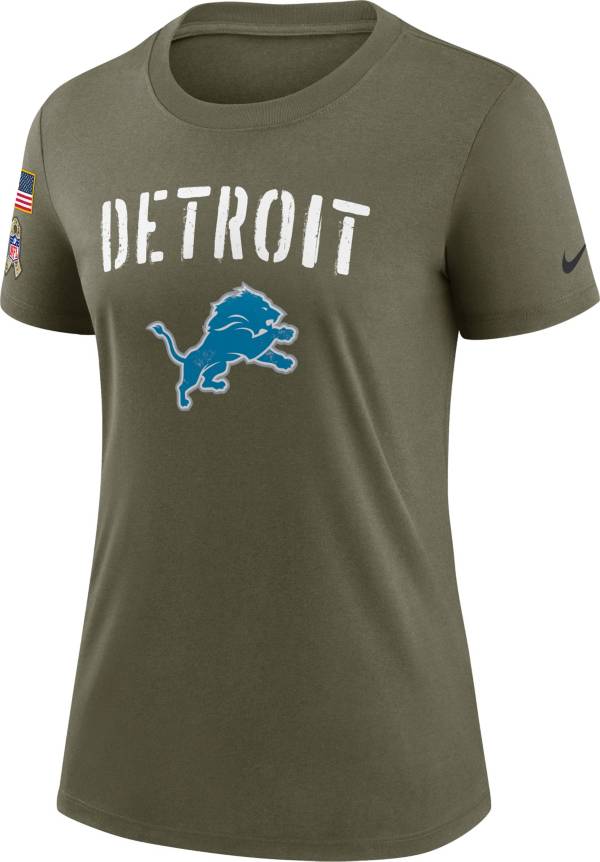 Nike Women's Detroit Lions Salute to Service Olive Legend T-Shirt product image