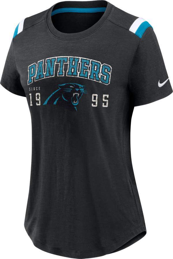 Nike Women's Carolina Panthers Historic Athletic Black Heather T-Shirt product image