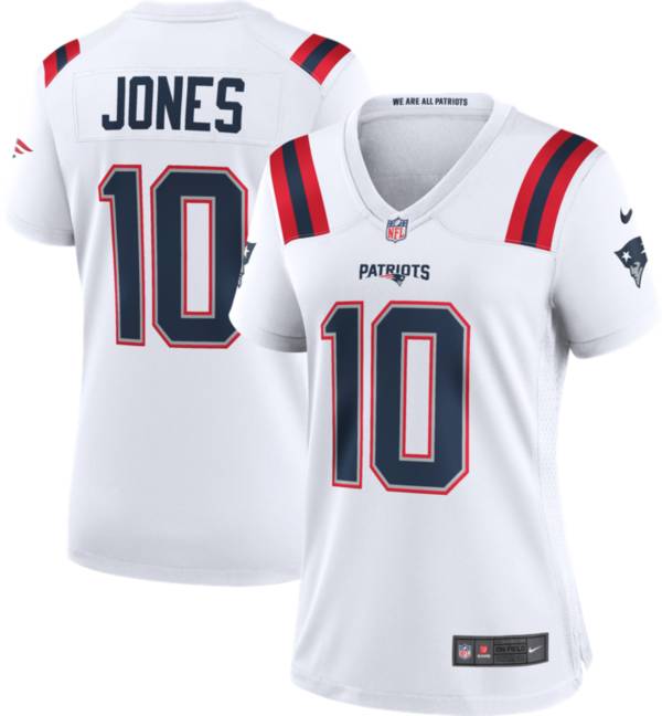 Nike Women's New England Patriots Mac Jones #10 White Game Jersey