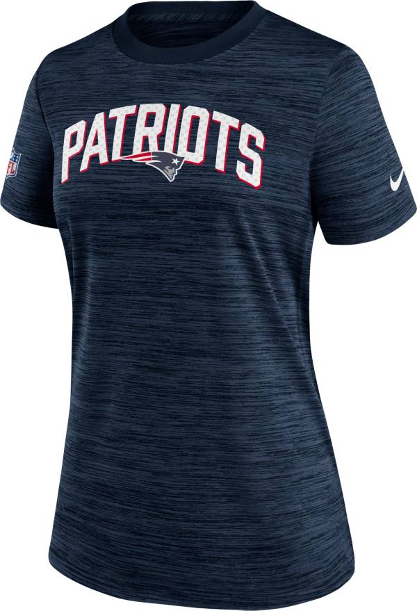 Nike Women's New England Patriots Sideline Velocity College Navy T-Shirt product image