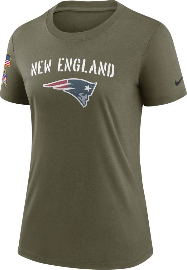 Nike Women's New England Patriots Salute to Service Olive Legend T-Shirt product image