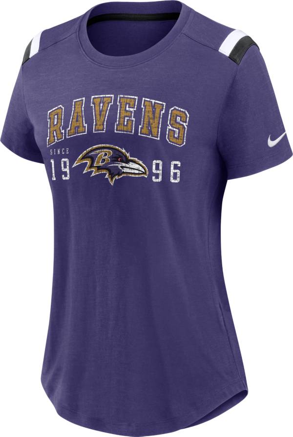 Nike Women's Baltimore Ravens Historic Athletic Purple Heather T-Shirt product image