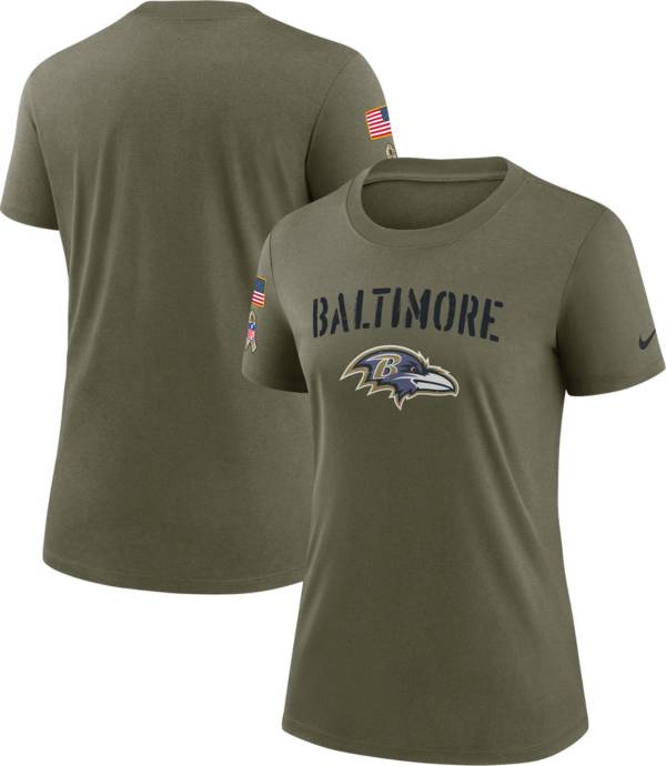 Nike Women's Baltimore Ravens Salute to Service Olive Legend T-Shirt product image