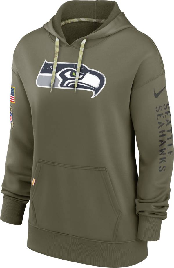 Nike Women's Seattle Seahawks Salute to Service Olive Pullover Hoodie product image