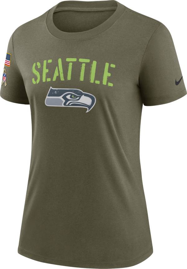 Nike Women's Seattle Seahawks Salute to Service Olive Legend T-Shirt product image