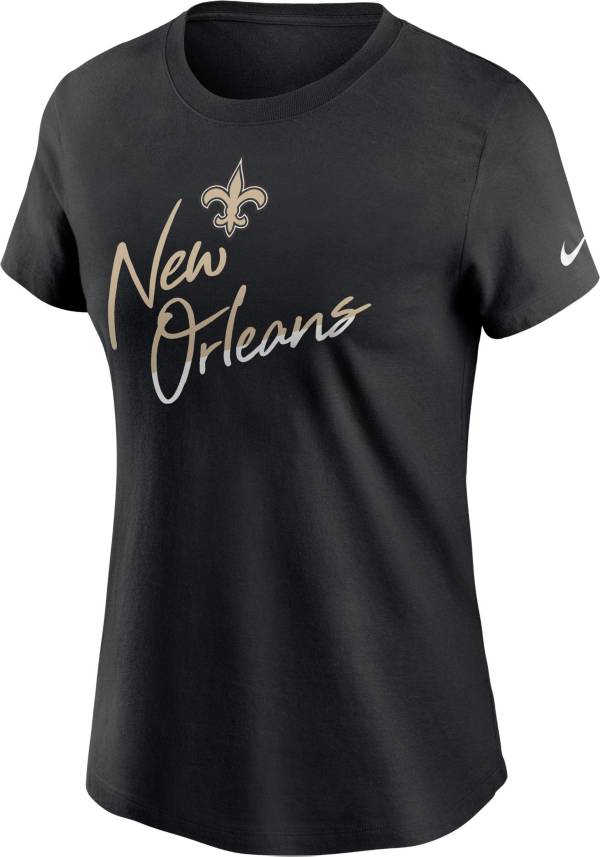 Nike Women's New Orleans Saints City Roll Black T-Shirt product image