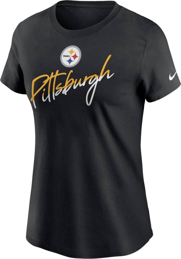 Nike Women's Pittsburgh Steelers City Roll Black T-Shirt product image