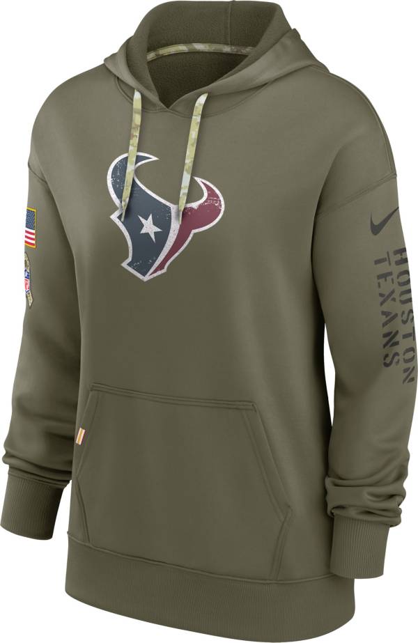 Nike Women's Houston Texans Salute to Service Olive Therma-FIT Hoodie product image