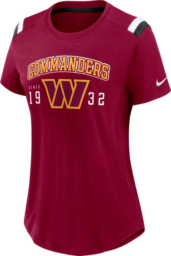 Nike Women's Washington Commanders Historic Athletic Red Heather T-Shirt product image