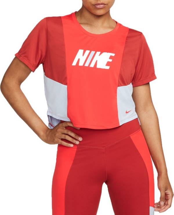 Nike One Women's Dri-FIT Cropped Sleeve T-Shirt Dick's Goods