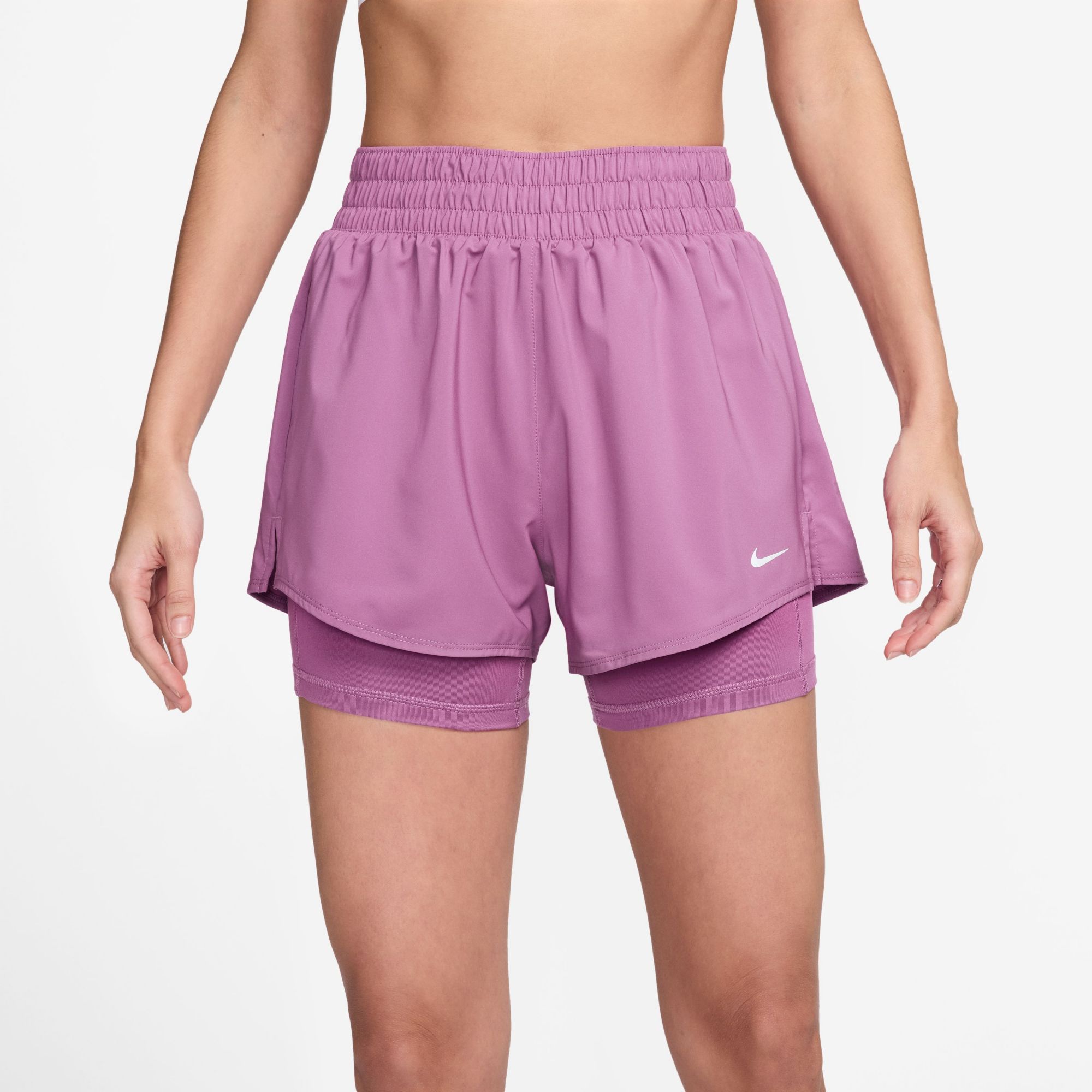 Nike Women's One Dri-FIT High-Waisted 3" 2-in-1 Shorts product image