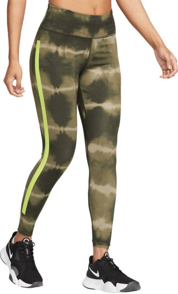 Nike Women's DriFIT One Luxe MidRise Printed Training Leggings Dick