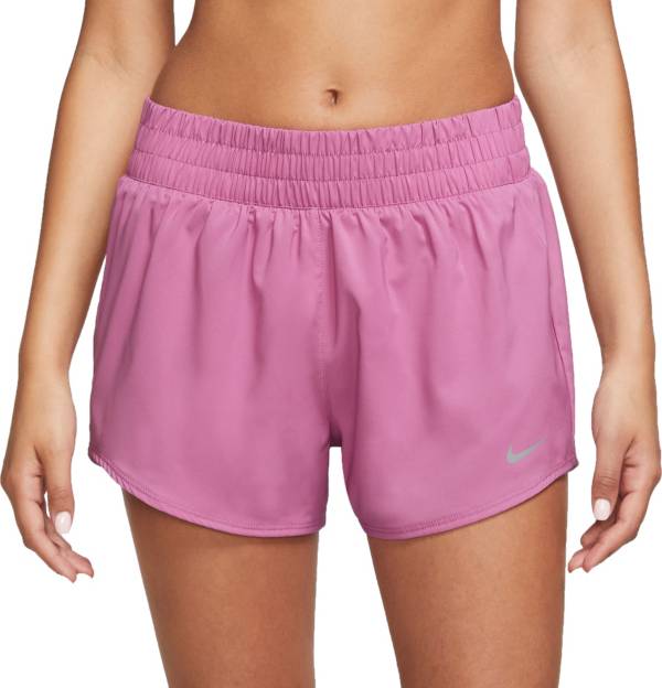 Engañoso tienda Asistir Nike Women's One Mid-Rise 3” Brief-Line Shorts | Dick's Sporting Goods