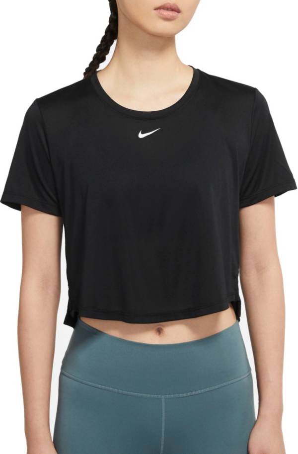 Nike Women's Dri-FIT One Standard Fit Short-Sleeve Cropped T-Shirt product image