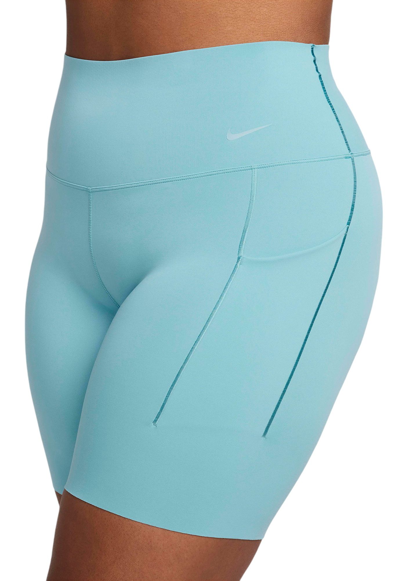 Blue nike biker shorts on sale