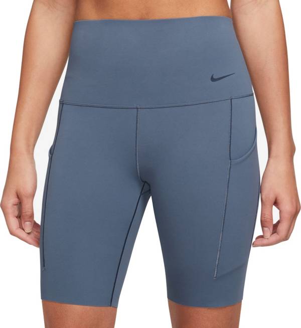Nike Universa Women's Medium-Support Mid-Rise 20cm (approx.) Biker Shorts  with Pockets. Nike LU