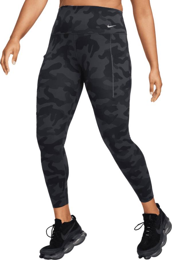 Nike Universa Women's Medium-Support High-Waisted 7/8 Printed Leggings with  Pockets