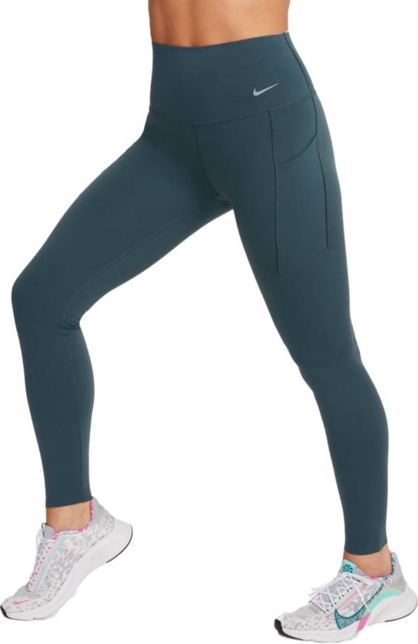 Nike Universa Women's Medium-Support High-Waisted Full-Length Leggings with  Pockets - Pink, DQ5996-615