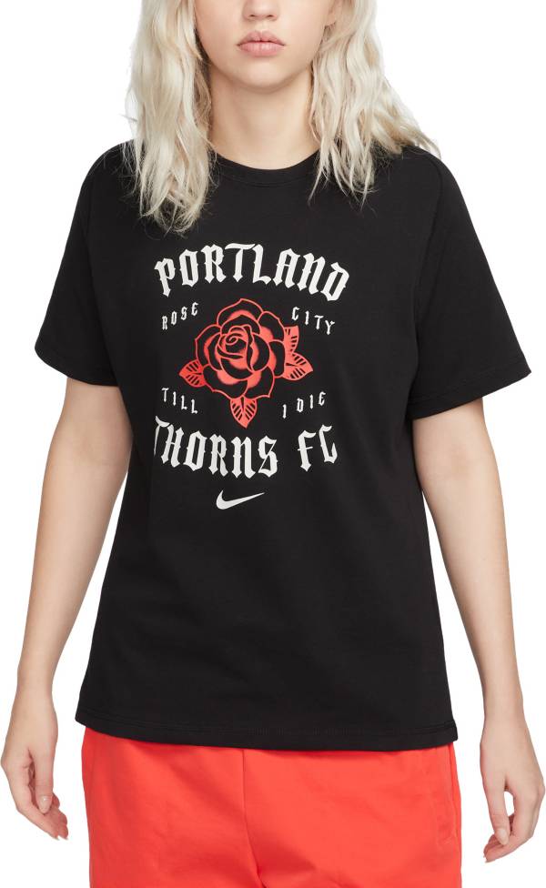 Nike Women's Portland Thorns 2023 Black Travel T-Shirt product image