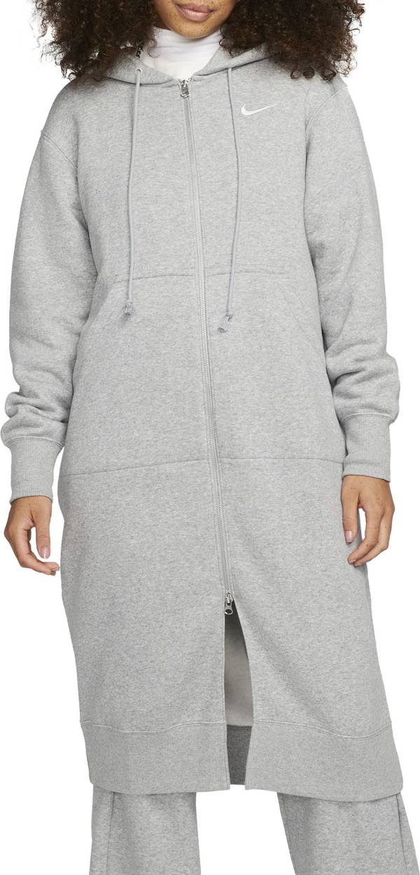 Nike Sportswear Women's Phoenix Fleece Oversized Long Full-Zip Hoodie |  Dick's Sporting Goods
