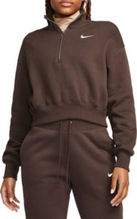 Nike Sportswear Women s Phoenix Fleece Oversized 1 2 Zip Crop