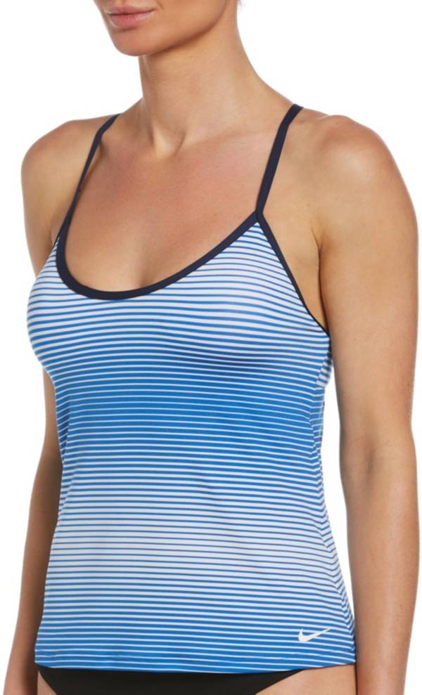 Nike Women's Stripe Racerback Tankini | Dick's Sporting Goods