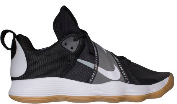 White and black nike best sale volleyball shoes