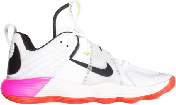 White and black nike cheap volleyball shoes