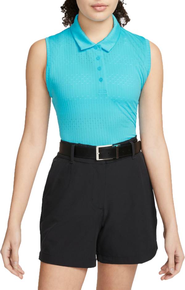 Nike women's best sale sleeveless golf polo