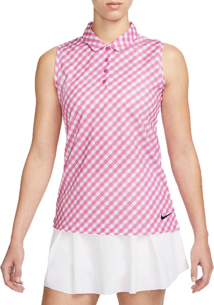 Nike Women's Dri-FIT Victory Sleeveless Printed Polo | Sporting Goods