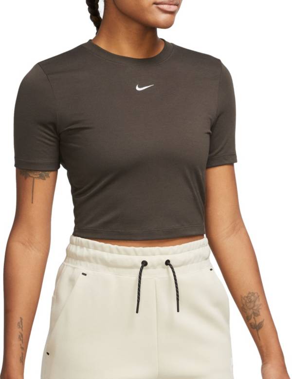 Monarquía Correspondiente eje Nike Women's Sportswear Essentials Slim Crop T-Shirt | Dick's Sporting Goods